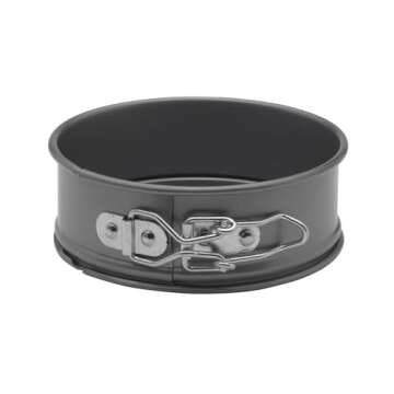 Mrs. Anderson's Baking Mini Springform Pan, Carbon Steel with Non-Stick Coating, PFOA Free, Round, 4...