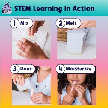 Natural Kids Lip Balm Making Kit Fun STEM Activity Gift