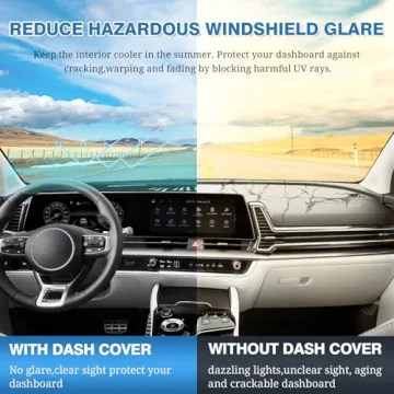 FIILINES Dash Cover for Kia Sportage 2023-2025