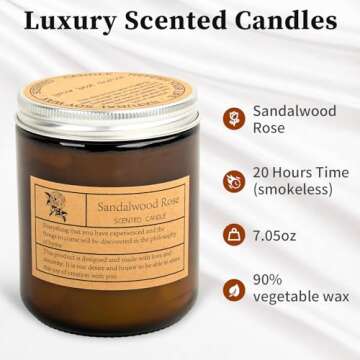 LIFELUM Forever Roses with Candle in a Box,Flowers for Delivery Prime Today, Red Preserved Roses Bouquet, Birthday Gifts for Wife (Pink)