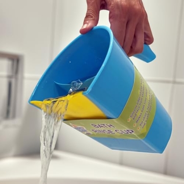 Mighty Clean Baby Shampoo Rinse Cup for Tears-Free Bathing