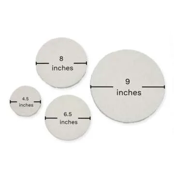 Reusable Fabric Bowl Covers for Bread Proofing - 4 Pieces, Washable and All-Natural 100% Cotton Cloth Bowl Covers for Bread Rising - Elastic Closure Fits Multiple Bowl Sizes (Off-White)