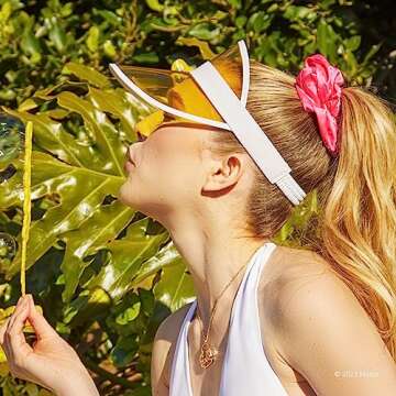 Barbie x Kitsch Satin Brunch Scrunchies - Softer Than Silk Hair Ties for Women & Girls | Stylish 2pc Set (Barbie Pink)