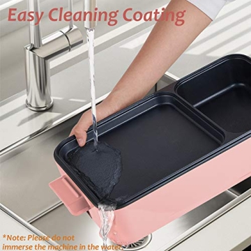 Topwit 2 In 1 Hot Pot Electric Grill for Family Cooking