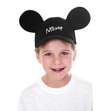 Disney Youth Hat Kids Cap with Mickey Mouse Ears