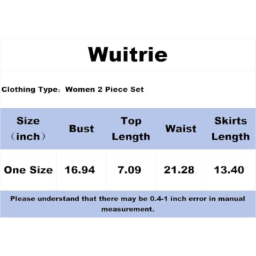 Wuitrie Women 2 Piece Knit Sexy Beachwear Set