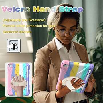 BRAECN iPad Mini Case 5th Generation, iPad Mini 5 Case for Kids, Heavy Duty Protective Rugged Case C...