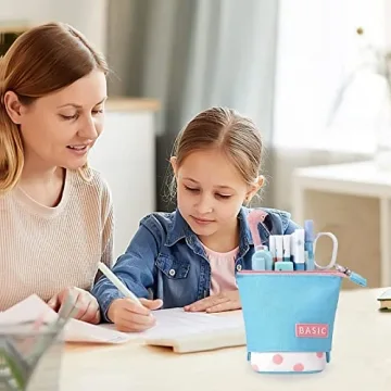 Roiroiko Cute Cartoon Telescopic Pencil Holder for Kids