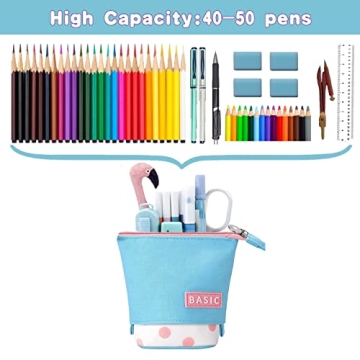 Roiroiko Cute Cartoon Telescopic Pencil Holder for Kids