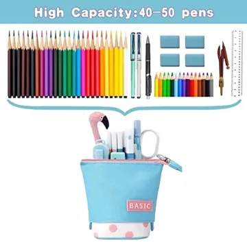 Roiroiko Cute Cartoon Telescopic Pencil Holder for Kids