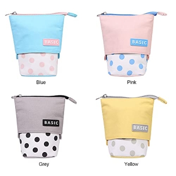 Roiroiko Cute Cartoon Telescopic Pencil Holder for Kids