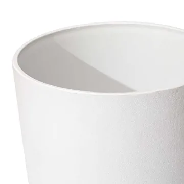 Elegant 20 Inch White Planter for Indoor and Outdoor Use