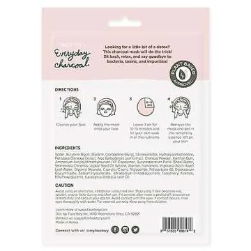 FACETORY K Beauty Face Mask Skin Care - EVERYDAY 8 COLLECTION Sheet Mask Set | Natural Premium Korean Face Mask For All Skin Types - No Sulfates No Parabens (8 pc)