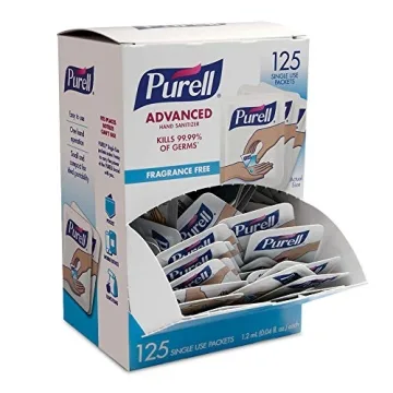 PURELL SINGLES Advanced Hand Sanitizer Gel - 125 Count Travel Packets