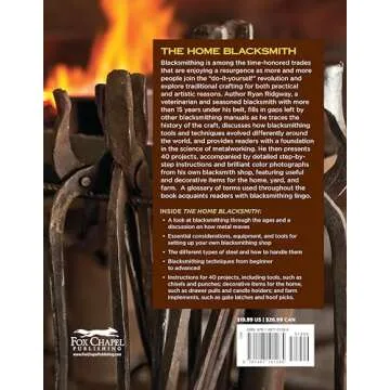 The Home Blacksmith: Tools, Techniques, and 40 Practical Projects for the Home Blacksmith (Fox Chape...