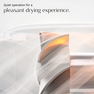 T3 Fit Compact Hair Dryer, White/Rose Gold, 1 Count