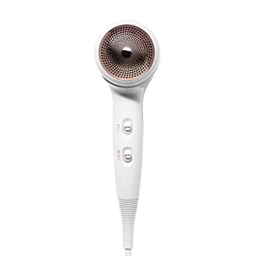 T3 Fit Compact Hair Dryer, White/Rose Gold, 1 Count