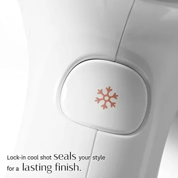 T3 Fit Compact Hair Dryer, White/Rose Gold, 1 Count