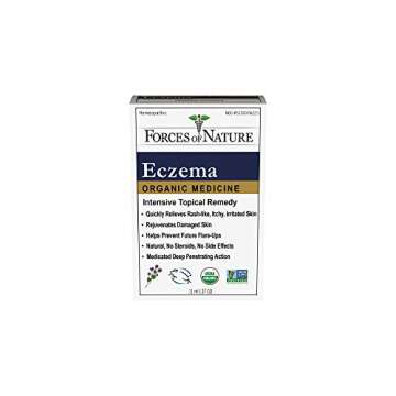Forces of Nature Eczema Control, Organic Homeopathic Medicine, 0.37 Fl Oz, Soothing Eczema Treatment...