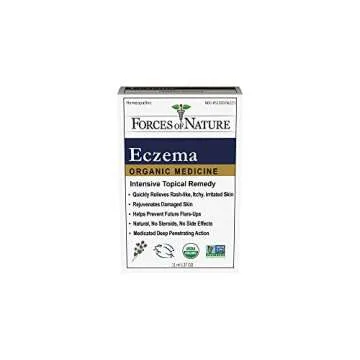 Forces of Nature Eczema Control, Organic Homeopathic Medicine, 0.37 Fl Oz, Soothing Eczema Treatment...