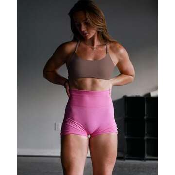 Aoxjox Women's Workout Sports Bras Fitness Backless Padded Ivy Low Impact Bra Yoga Crop Tank Top (Fu...