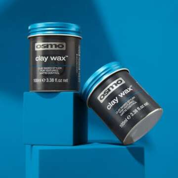 Osmo Firm Hold Clay Wax for Matte Finish Without Shine - Natural Looking Hold for All Hair Types