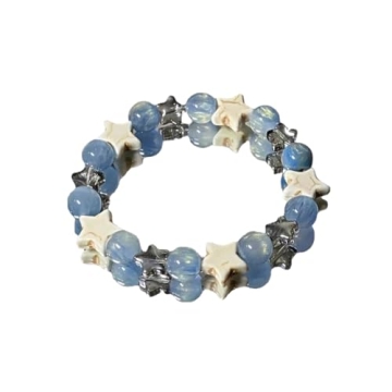 Kelabia Y2K Star Beaded Bracelet for Trendy Women - Cute Kawaii Design