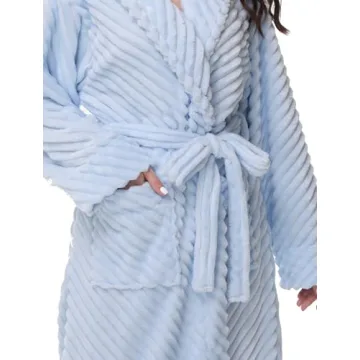 Yurhap Women's Plush Long Bathrobe - Super Cozy Comfort