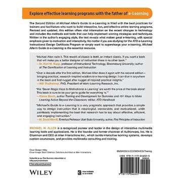 Michael Allen's Guide to e-Learning: Building Interactive, Fun, and Effective Learning Programs for ...