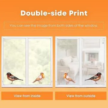 Fall Window Cling Stickers for Thanksgiving Decor