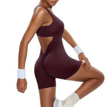 Vertvie Women's Backless Jumpsuit for Comfort & Style