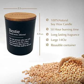 LaLeena Friendship Candle - Thoughtful Gift for Friends