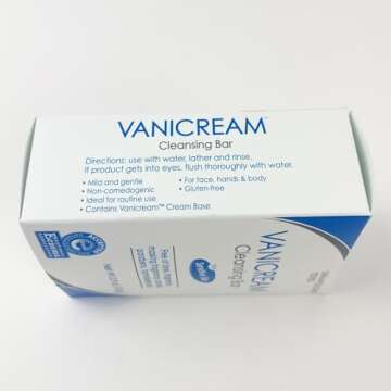 Vanicream Cleansing Bar, Fragrance Free, Unscented, 1 Count