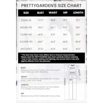 PRETTYGARDEN Women's Elegant Fall Jumpsuit with Pockets