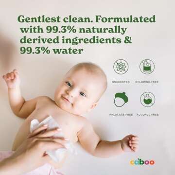 Caboo Baby Wipes - Eco-Friendly & Safe for Babies