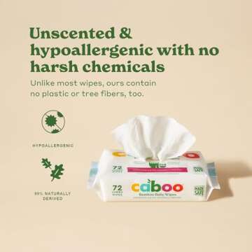 Caboo Baby Wipes - Eco-Friendly & Safe for Babies