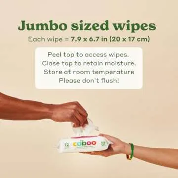 Caboo Baby Wipes - Eco-Friendly & Safe for Babies
