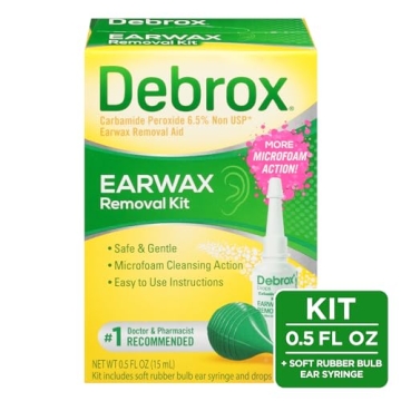 Debrox Ear Wax Removal Kit with Bulb Syringe and Drops