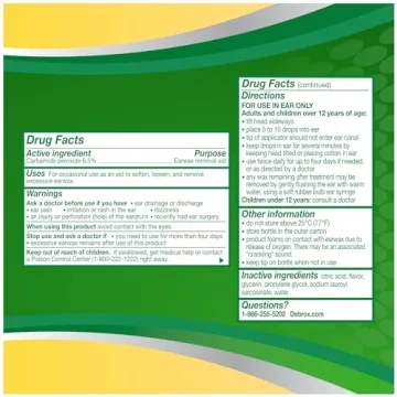 Debrox Ear Wax Removal Kit with Bulb Syringe and Drops