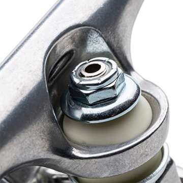 Ace Trucks MFG Ace Skateboard Trucks AF1 Hollow Silver 66 (9.0'' Axle) Pair