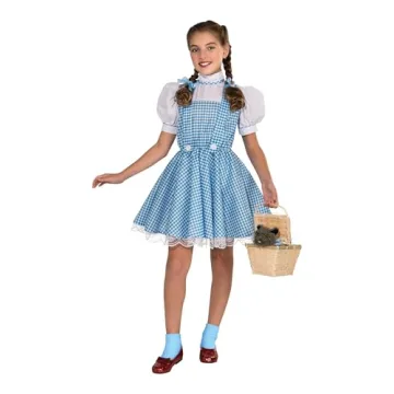 Rubies Girl's Wizard of Oz Deluxe Dorothy Costume Dress, Small