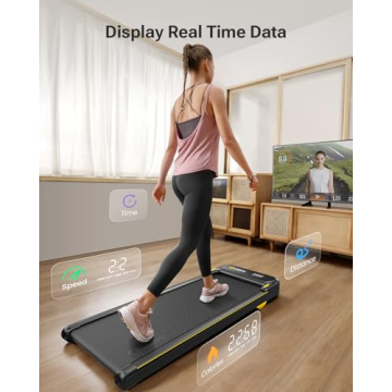 UREVO Walking Pad Portable Under Desk Treadmill