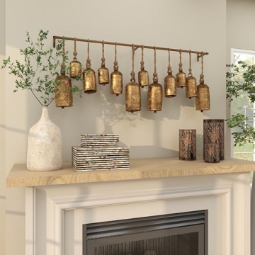 Deco 79 Decorative Cow Bell for Elegant Home Decor