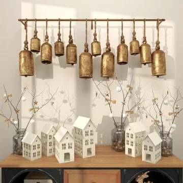Deco 79 Decorative Cow Bell for Elegant Home Decor