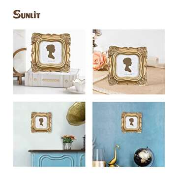 Sunlit Vintage Frame - Luxury Antique Photo Display