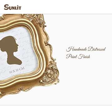 Sunlit Vintage Frame - Luxury Antique Photo Display