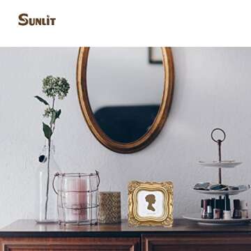 Sunlit Vintage Frame - Luxury Antique Photo Display