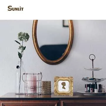 Sunlit Vintage Frame - Luxury Antique Photo Display