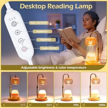 LOFTEK Candle Warmer Lamp - Dimmable, Adjustable & Elegant