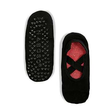 NABOSO Non-Slip Studio Socks with Stimulating Texture for Recovery, Balance, Circulation, Ideal for ...